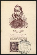 Maximum Card Of JUN/1948: Mateo ALEMÁN, Writer And Novelist, VF Quality - Maximum Cards