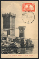PALMA DE MALLORCA: Tower Of Pelaire, Maximum Card Of AP/1938, With Cinderella "Cruzada Contra El Paro", VF Quality - Maximum Cards