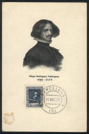 Maximum Card Of MAR/1937: Diego Velazquez, Painter, With Small Defect - Cartes Maximum