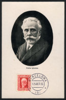 Maximum Card Of 12/OC/1935: Pablo IGLESIAS, Politician Founder Of PSOE, VF Quality - Maximum Cards
