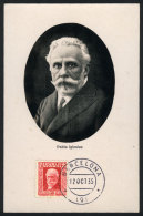 Maximum Card Of 12/OC/1935: Pablo IGLESIAS, Politician Founder Of PSOE, VF Quality - Maximumkarten