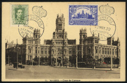 MADRID: Post Office, Maximum Card Of MAY/1930, VF Quality - Cartes Maximum