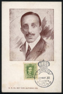 King Don Alfonso XIII, Maximum Card Of MAY/1930, Fine Quality - Maximum Cards