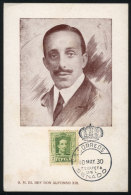 King Don Alfonso XIII, Maximum Card Of MAY/1930, Fine Quality - Tarjetas Máxima