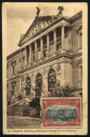 MADRID: National Library And Museum Of Modern Art, Maximum Card Of 1/DE/1916, VF Quality - Tarjetas Máxima