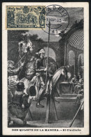 Don Quixote - Clavileño The Swift Wooden Horse, Maximum Card Of MAY/1905, With Cinderella, VF Quality - Tarjetas Máxima