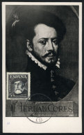 Old Maximum Card: Hernán CORTÉS, Explorer And Conquistador, VF Quality - Maximum Cards
