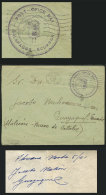 Cover With Its Letter Dated Floreana (Island) 5/NO/1941, Sent Without Postage To Guayaquil, With Blue Circular... - Equateur