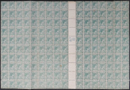 Yvert 25, 1878 25c. Green, Spectacular Block Of 160 Examples Containing 10 Gutter Pairs, Very Nice, Fine Quality... - Otros & Sin Clasificación