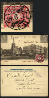 PC With View Of Shanghai, Sent From FUSAN To Buenos Aires On 15/JUN/1906, With Japanese Postage, VF Quality, Rare! - Korea (...-1945)