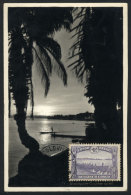 Maximum Card Of 30/DE/1936: Canoes, Palm Trees, VF Quality - Other & Unclassified