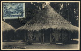 Maximum Card Of 30/DE/1936: Hut, Village In Kibondo, VF Quality - Otros & Sin Clasificación