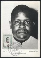 President Fulbert Youlou, Maximum Card Of NO/1960 With First Day Postmark, VF Quality - Altri & Non Classificati