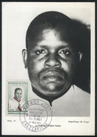 President Fulbert Youlou, Maximum Card Of NO/1960 With First Day Postmark, VF Quality - Otros & Sin Clasificación