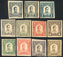 Sc.117/125, 1899 Gral. José M. Córdoba, The Set Up To 50c. (the Values 1c. And 2c. In 2 Different... - Kolumbien