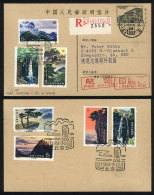 Sc.1696/1702, 1981 Mountains, Cmpl. Set Of 7 On A Card With First Day Postmark, Sent To Germany, VF Quality! - Used Stamps