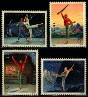 Sc.1126/1129, 1973 Ballet, White-haired Girl, Cmpl. Set Of 4 Values, Mint Lightly Hinged, Fine Quality (lightly... - Nuovi