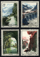 Sc.1104/1107, 1972 Red Flag Canal, Cmpl. Set Of 4 Values, MNH, Fine Quality But One With Minor Defect On Gum,... - Nuovi