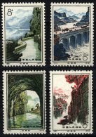 Sc.1104/1107, 1972 Red Flag Canal, Cmpl. Set Of 4 Values, MNH, Fine Quality But One With Minor Defect On Gum,... - Neufs