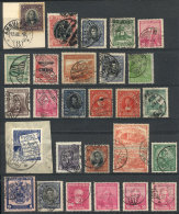 Several Dozens Used Stamps, Most With AMBULANCIA Cancels, VF Lot! - Chile