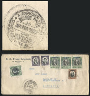 Airmail Cover Sent From Santiago To Germany On 28/FE/1929 Franked With 17.10P., Interesting Marking: 'A EXPEDIER DE... - Chile