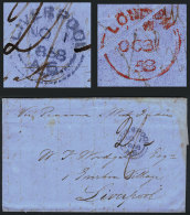 Entire Letter Sent From Valparaiso To Liverpool On 15/SE/1858 By British Mail, With An English Arrival Mark Of... - Chili