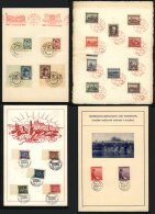 34 Cards, Brochures And Covers Of Circa 1928/1945, All With Interesting Special Postmarks, Very Few With Minor... - Collections, Lots & Series