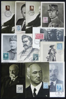 Lot Of 11 Maximum Cards Of 1946/50, Varied Topics, Famous Persons, Politicians Etc., Fine To VF General Quality, A... - Other & Unclassified