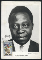 President Barthélémy Boganda, Maximum Card Of DE/1960, VF Quality - República Centroafricana