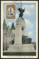 OTTAWA: National War Memorial, Maximum Card Of 11/JUL/1939, VF - Maximum Cards