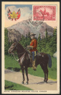 Maximum Card Of 5/OC/1938: Royal Canadian Mounted Police, Mountie, VF Quality - Maximumkarten (MC)
