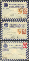 3 Covers Sent To Argentina In 1958, Nice Postages, Unusual Destination, Very Nice! - Otros & Sin Clasificación
