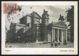 SOFIA: Theater, Old Maximum Card, Fine Quality - Other & Unclassified