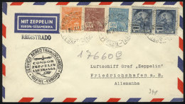 Cover Flown By ZEPPELIN, Sent From Pernambuco To Germany On 4/DE/1935, VF Quality! - Covers & Documents