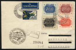 Cover Flown By ZEPPELIN, Sent From Rio De Janeiro To Germany On 4/JUL/1935, VF Quality! - Briefe U. Dokumente