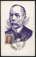 Joaquim MURTINHO, Physician And Politician, Maximum Card Of AU/1954, VF - Maximumkarten