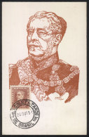 Luiz Alves De Lima E Silva, Duke Of Caxias, Army Officer And Politician, Maximum Card Of AU/1954, VF - Maximumkarten