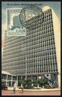 RIO DE JANEIRO: Ministry Of Education, Maximum Card Of AU/1953, VF - Maximum Cards