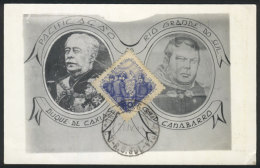 Maximum Card Of AP/1945: The Pacification Of Rio Grande Do Sul, Duque De Caxias + Gral Canabarro, VF - Maximumkaarten