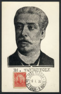 Eduardo WANDENKOLK, Naval Officer And Politician, Maximum Card Of JA/1930, VF - Tarjetas – Máxima
