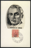 President Venceslau BRAZ, Maximum Card Of JA/1930, VF Quality - Cartoline Maximum