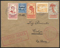 Cover Flown From Oruro To Riveralta On 20/MAR/1931 By LAB And From There To Final Destination (Cobija) By Land.... - Bolivia