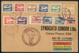 30/JUL/1930 La Paz - Rio De Janeiro, First Airmail Between Bolivia And Brazil, Carried By Lloyd Aéreo... - Bolivien
