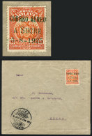 5/AU/1925 Cochabamba - Sucre First Airmail (Mü.5), Cover Franked With Stamp With Special Overprint For This... - Bolivien