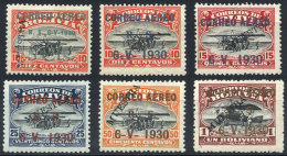 Sc.C11 + C12 + C14/16 + C18, 1930 Zeppelin, Complete Set Of 6 Values With MUESTRA Overprint, Excellent Quality,... - Bolivia