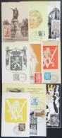 10 Maximum Cards Of 1939/62, Varied Topics: Children, Architecture, Famous Persons, Coats Of Arms, Etc., Fine To VF... - Andere & Zonder Classificatie