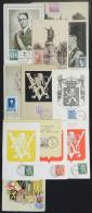 12 Maximum Cards Of 1941/59, Varied Topics: Architecture, Royalty, Famous Persons, Coats Of Arms, Etc., Fine To VF... - Other & Unclassified