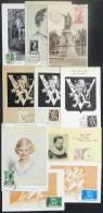 10 Maximum Cards Of 1938/57, Varied Topics: Famous Persons, Royalty, Coats Of Arms, Prisoners Of War, Etc., Fine To... - Andere & Zonder Classificatie