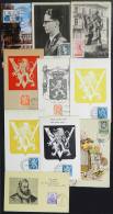 10 Maximum Cards Of 1941/61, Varied Topics: Architecture, Royalty, Famous Persons, Coats Of Arms, Etc., Fine To VF... - Other & Unclassified