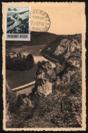 Castle Of Freÿr On The River Meuse, Landscape, Maximum Card Of SE/1953, VF Quality - 1951-1960